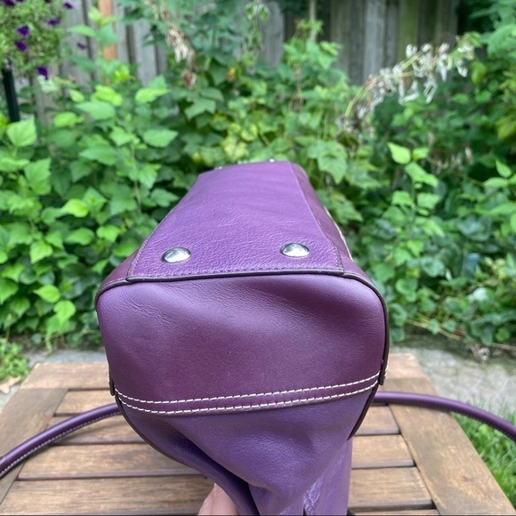 Coach  Plum Leather C1461-Z33008 Satchel - Picture 9 of 16